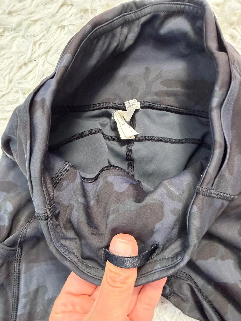 Lululemon Fast and Free Tight 25” Non-Reflective Heritage 365 Camo Deep Coal Mu